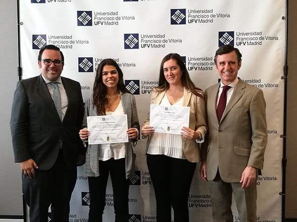 Dos alumnas de Boadilla del Monte reciben una beca de excelencia de la UFV | UFV 091019-25 Dos alumnas de Boadilla del Monte reciben una beca de excelencia de la UFV | UFV Estudiar en Universidad Privada Madrid