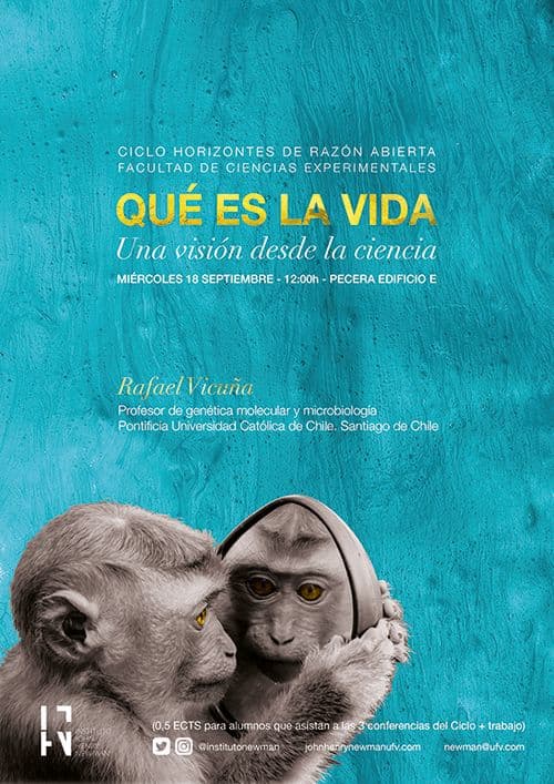Primera conferencia del Ciclo Horizontes de Razón Abierta: “Qué es la vida. Una visión desde la ciencia” | UFV 120919-2-1 Primera conferencia del Ciclo Horizontes de Razón Abierta: “Qué es la vida. Una visión desde la ciencia” | UFV Estudiar en Universidad Privada Madrid