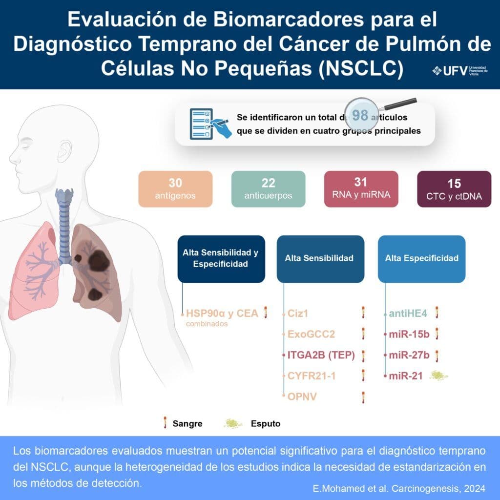 Investigadores de la UFV participan en un estudio sobre biomarcadores que podrían mejorar la detección temprana del cáncer de pulmón | UFV 260614_para-corregir-infografia-cancer-de-pulmon_daniel-garcia-1024x1024 Investigadores de la UFV participan en un estudio sobre biomarcadores que podrían mejorar la detección temprana del cáncer de pulmón | UFV Estudiar en Universidad Privada Madrid