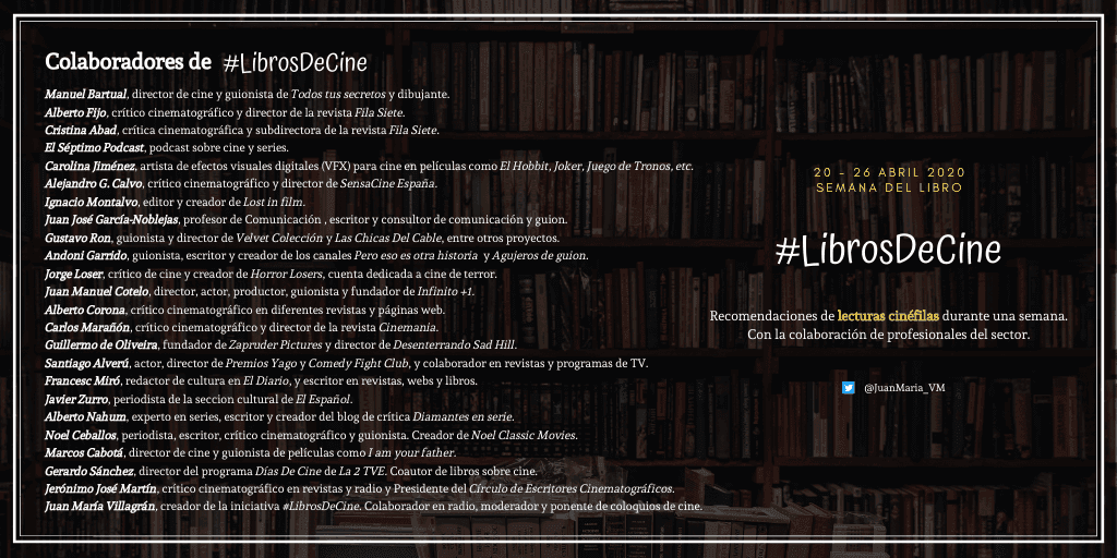 #LibrosDeCine, la iniciativa creada por Juan María Villagrán para celebrar la Semana del Libro | UFV 2 #LibrosDeCine, la iniciativa creada por Juan María Villagrán para celebrar la Semana del Libro | UFV Estudiar en Universidad Privada Madrid