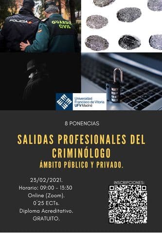 Jornadas ‘Salidas profesionales del Criminólogo: ámbito público y privado’ | UFV 497CF004-46E4-4CD1-99DB-823EE37CBF3B Jornadas ‘Salidas profesionales del Criminólogo: ámbito público y privado’ | UFV Estudiar en Universidad Privada Madrid