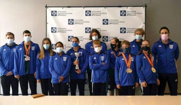 La Universidad Francisco de Vitoria recibe al equipo Apascovi de natación antes de viajar a Italia para competir en el campeonato de Europa para personas con Síndrome de Down | UFV APASCOVI_2 La Universidad Francisco de Vitoria recibe al equipo Apascovi de natación antes de viajar a Italia para competir en el campeonato de Europa para personas con Síndrome de Down | UFV Estudiar en Universidad Privada Madrid