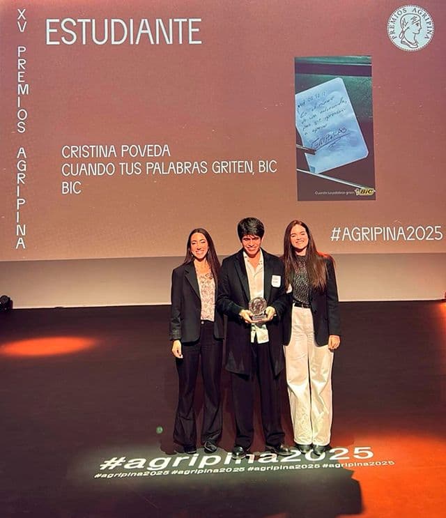 Estudiantes de la Universidad Francisco de Vitoria, galardonados en dos certámenes de referencia en el mundo de la publicidad | UFV Agripina Estudiantes de la Universidad Francisco de Vitoria, galardonados en dos certámenes de referencia en el mundo de la publicidad | UFV Estudiar en Universidad Privada Madrid