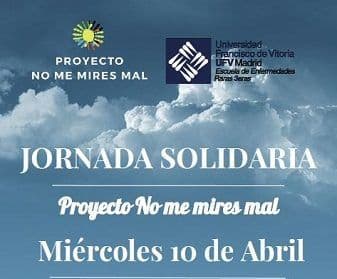 La Universidad Francisco de Vitoria (Madrid) y el Proyecto ‘No me mires mal’ organizan una jornada solidaria sobre enfermedades raras | UFV Captura-3-e1554450160777 La Universidad Francisco de Vitoria (Madrid) y el Proyecto ‘No me mires mal’ organizan una jornada solidaria sobre enfermedades raras | UFV Estudiar en Universidad Privada Madrid