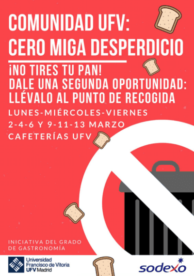 El Grado en Gastronomía UFV y Sodexo organizan ‘Cero miga desperdicio’ | UFV Cero-miga-desperdicio-1-e1582878055264 El Grado en Gastronomía UFV y Sodexo organizan ‘Cero miga desperdicio’ | UFV Estudiar en Universidad Privada Madrid