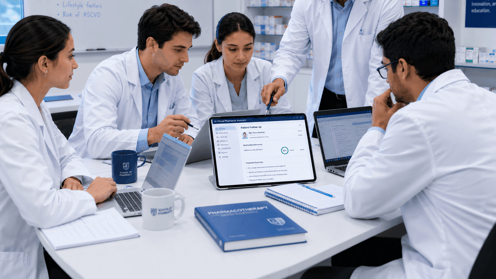 La UFV innova en la formación farmacéutica con un asistente virtual basado en inteligencia artificial ChatGPT Image 3 jul 2026, 09_16_30 La UFV innova en la formación farmacéutica con un asistente virtual basado en inteligencia artificial Estudiar en Universidad Privada Madrid
