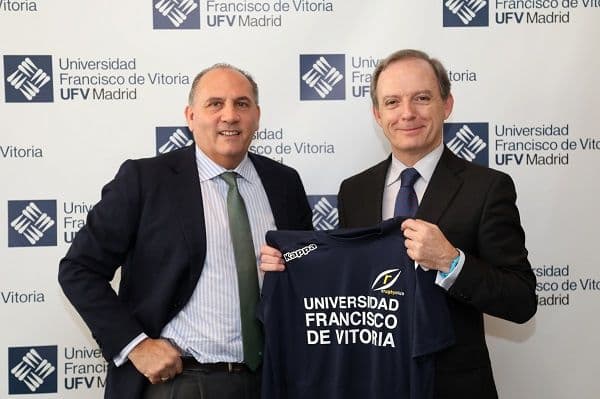 La Universidad Francisco de Vitoria (Madrid) refuerza su compromiso con el deporte al patrocinar al primer equipo del Club de Rugby CRC Pozuelo esta temporada | UFV Convenio-Rugby-Pozuelo-1 La Universidad Francisco de Vitoria (Madrid) refuerza su compromiso con el deporte al patrocinar al primer equipo del Club de Rugby CRC Pozuelo esta temporada | UFV Estudiar en Universidad Privada Madrid