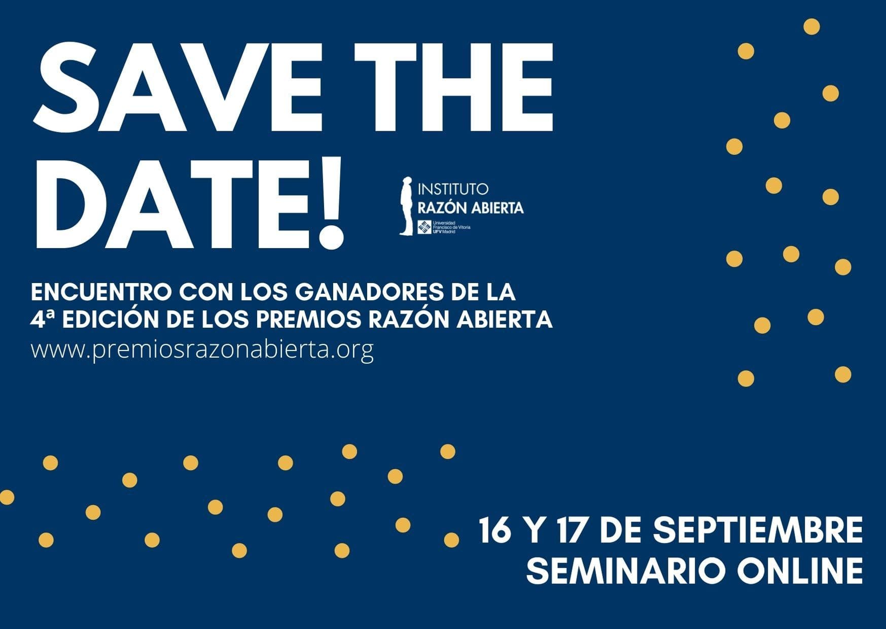 Seminario Online con los ganadores de la Cuarta edición de los Premios Razón Abierta | UFV DDBB21E5-73F6-4AB8-BE1D-CB917885D1F3 Seminario Online con los ganadores de la Cuarta edición de los Premios Razón Abierta | UFV Estudiar en Universidad Privada Madrid