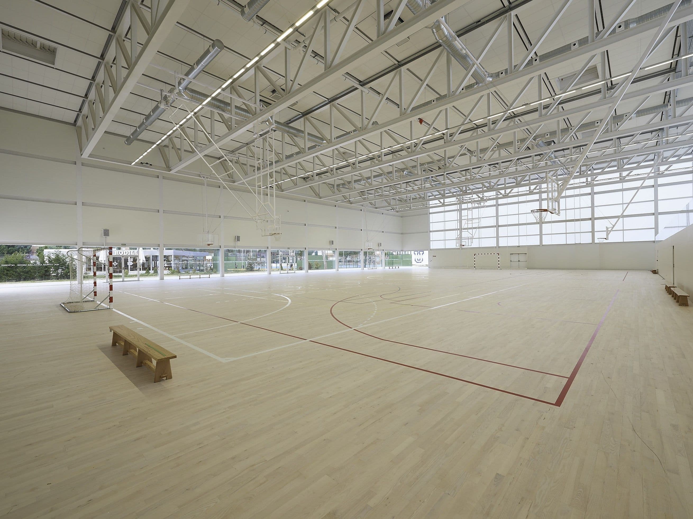 UFV SPORTS | UFV Distributiva deportes_Hero_Imagen horizontal de apoyo sobre alumnos practicando deporte en el campus UFV SPORTS | UFV Study at the Universidad Privada Madrid