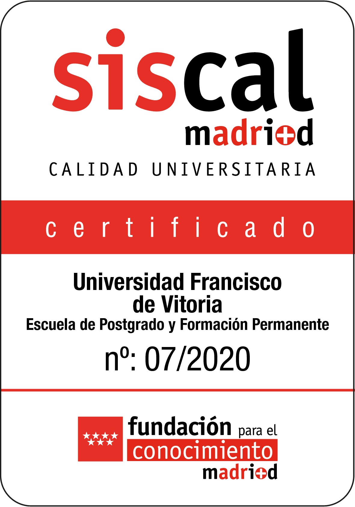 Inicio - Postgrados Universidad Francisco de Vitoria Escuela de Postgrado y Formación Permanente - UFV Inicio - Postgrados Universidad Francisco de Vitoria Estudiar en Universidad Privada Madrid
