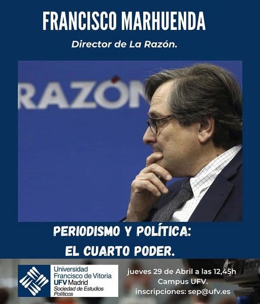 Encuentro de alumnos con Francisco Marhuenda en la UFV | UFV Francisco-Marhuenda Encuentro de alumnos con Francisco Marhuenda en la UFV | UFV Estudiar en Universidad Privada Madrid