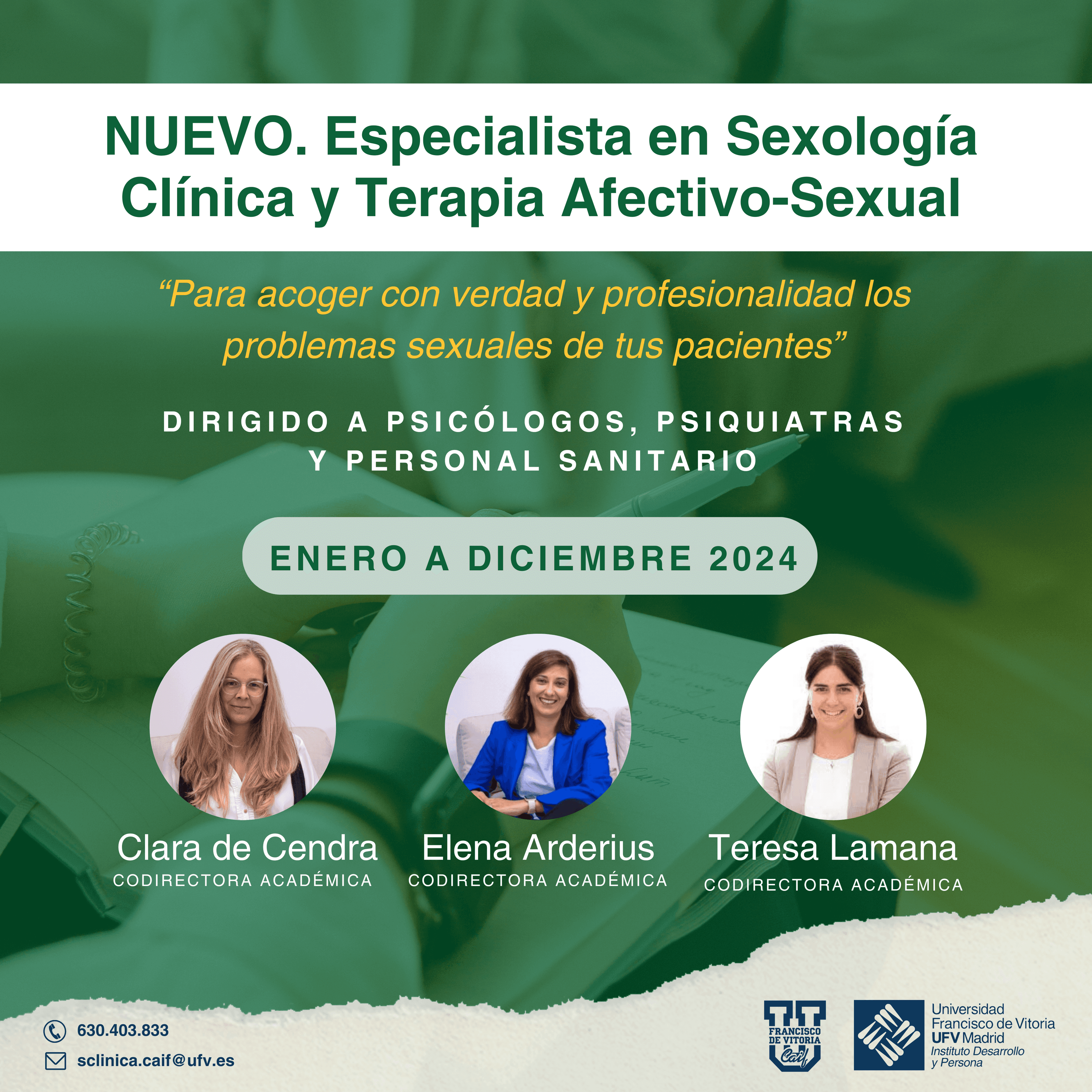 La Universidad Francisco de Vitoria lanza el programa Especialista en Sexología Clínica y Terapia Afectivo-Sexual para profesionales de la salud | Noticias de Actualidad UFV | UFV Instagram-General-Sexologia La Universidad Francisco de Vitoria lanza el programa Especialista en Sexología Clínica y Terapia Afectivo-Sexual para profesionales de la salud | Noticias de Actualidad UFV | UFV Estudiar en Universidad Privada Madrid