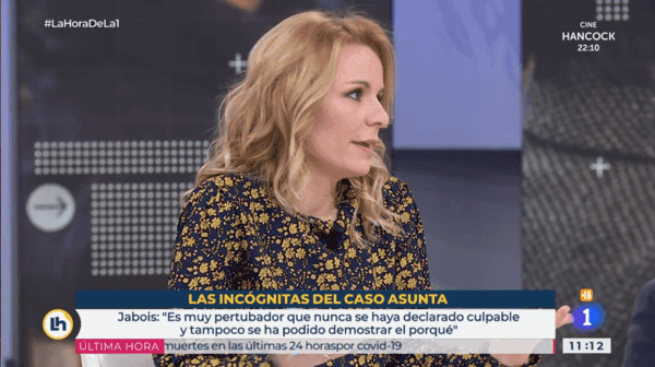 Marta de Prado, profesora UFV, desarrolla el Caso Asunta en ‘La hora de La 1’ | UFV Marta-de-Prado-UFV Marta de Prado, profesora UFV, desarrolla el Caso Asunta en ‘La hora de La 1’ | UFV Estudiar en Universidad Privada Madrid