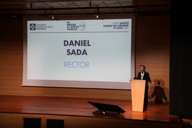 La UFV celebra la XVIII Jornada de Santo Tomás bajo el lema ‘Tu mirada, la nueva sonrisa’ | UFV XVIII-Jornada-de-Santo-Tomas-2 La UFV celebra la XVIII Jornada de Santo Tomás bajo el lema ‘Tu mirada, la nueva sonrisa’ | UFV Estudiar en Universidad Privada Madrid