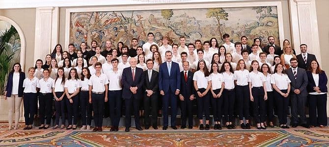 El rey recibe en Zarzuela a los participantes del programa “Becas Europa” | UFV be2019 El rey recibe en Zarzuela a los participantes del programa “Becas Europa” | UFV Estudiar en Universidad Privada Madrid