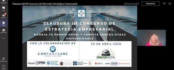 Ganadores del III Concurso de Dirección Estratégica Empresarial | UFV clausura-concurso-estrategia2 Ganadores del III Concurso de Dirección Estratégica Empresarial | UFV Estudiar en Universidad Privada Madrid