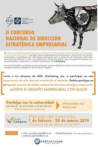 El Centro de Simulación Empresarial UFV inaugura el II Concurso Nacional de Dirección Estratégica Empresarial | UFV simulacion El Centro de Simulación Empresarial UFV inaugura el II Concurso Nacional de Dirección Estratégica Empresarial | UFV Estudiar en Universidad Privada Madrid