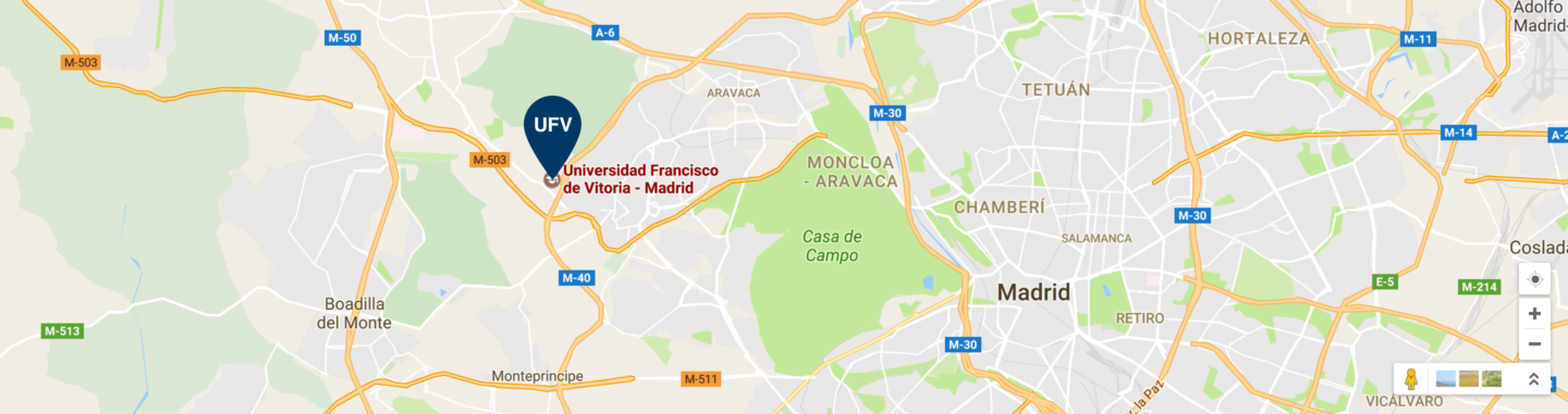 Localización de Universidad Francisco de Vitoria