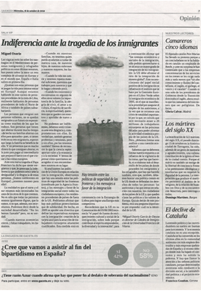 Cátedra de Inmigración foto periodico Cátedra de Inmigración Estudiar en Universidad Privada Madrid