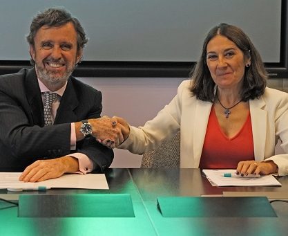 actualidad UFV La Universidad Francisco de Vitoria y Telefónica firman un convenio de colaboración en materia de formación investigación y transferencia de conocimiento 417x341 actualidad UFV Estudiar en Universidad Privada Madrid