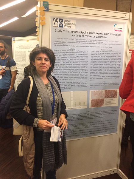 Mari Carmen Turpín presenta un póster en el Congreso Defence is the Best Attack: Immuno Oncology Breakthroughs WhatsApp Image 2019 03 11 at 16.44.33 Mari Carmen Turpín presenta un póster en el Congreso Defence is the Best Attack: Immuno Oncology Breakthroughs Estudiar en Universidad Privada Madrid