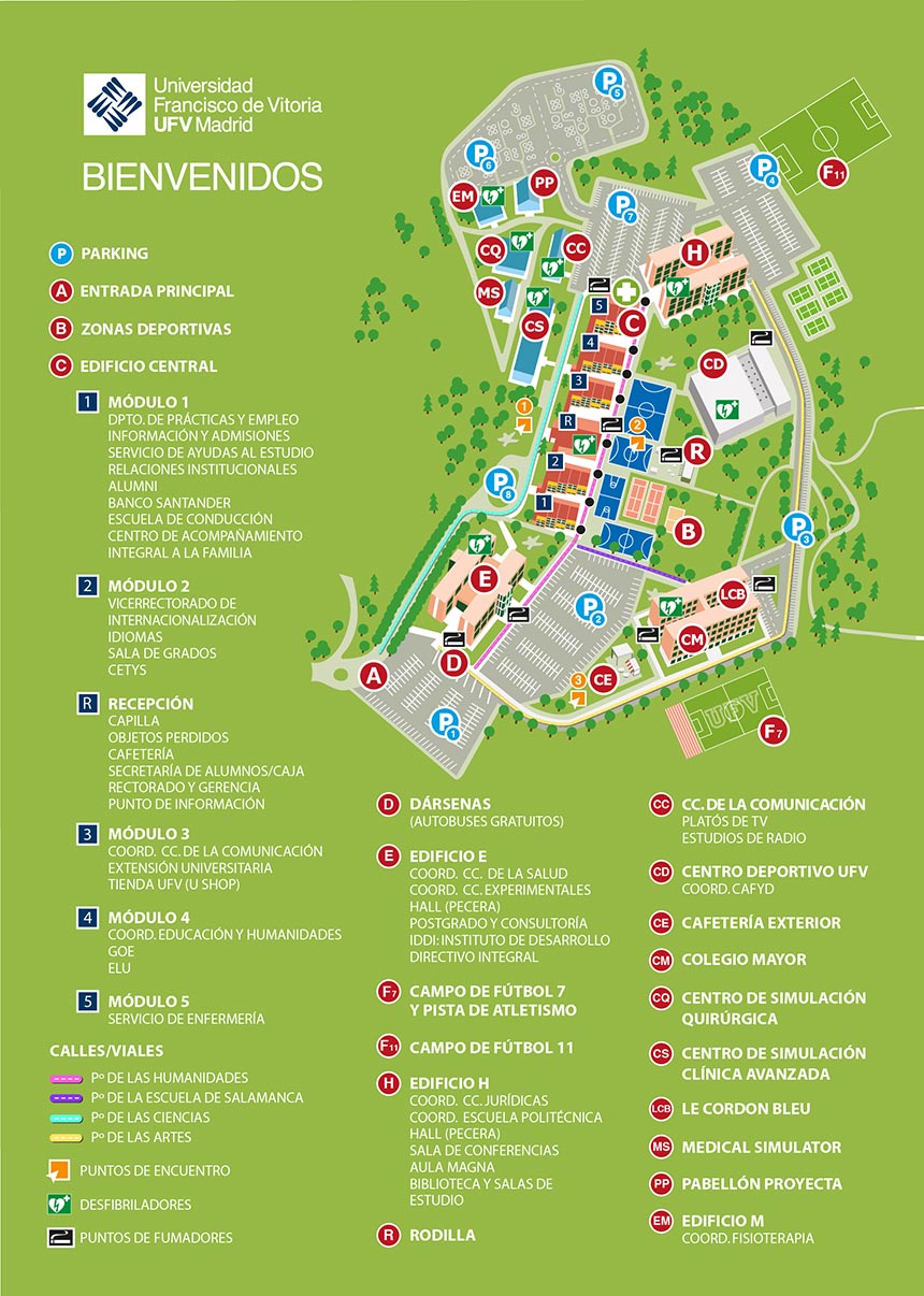 Mapa del Campus Campus mayo 2019 Mapa del Campus