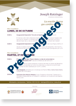 Congreso Joseph Ratzinger pre congreso Congreso Joseph Ratzinger