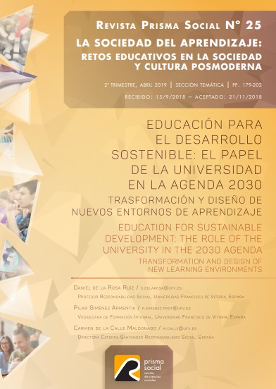 Daniel de la Rosa, Pilar Giménez y Carmen de la Calle publican un artículo en la Revista Prisma Social prismasocial Daniel de la Rosa, Pilar Giménez y Carmen de la Calle publican un artículo en la Revista Prisma Social Estudiar en Universidad Privada Madrid