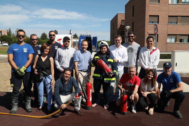 Los equipos de intervención en emergencias UFV adquieren competencias para la extinción de incendios en nuestro campus IMG 0026 Easy Resize.com Los equipos de intervención en emergencias UFV adquieren competencias para la extinción de incendios en nuestro campus Estudiar en Universidad Privada Madrid