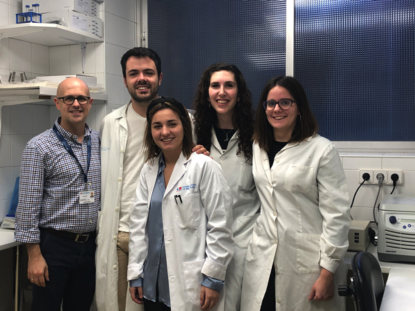 El grupo ‘Oncología Molecular’ del Instituto de Investigaciones Biosanitarias UFV Unidad mixta Hospital 12 de octubre, ha sido premiado por la ASEICA y la asociación +QUEUNTRAIL para llevar a cabo un proyecto de investigación Foto grupo El grupo ‘Oncología Molecular’ del Instituto de Investigaciones Biosanitarias UFV Unidad mixta Hospital 12 de octubre, ha sido premiado por la ASEICA y la asociación +QUEUNTRAIL para llevar a cabo un proyecto de investigación Estudiar en Universidad Privada Madrid