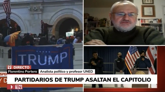 Florentino Portero analiza en Telemadrid el asalto al Capitolio de Estados Unidos %name Florentino Portero analiza en Telemadrid el asalto al Capitolio de Estados Unidos Estudiar en Universidad Privada Madrid