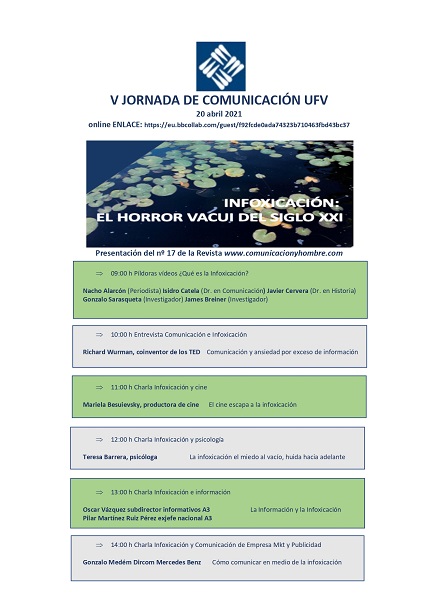 La Revista Comunicación y Hombre organiza la V Jornada de Comunicación UFV sobre infoxicación PROGRAMA 3 page 0002 La Revista Comunicación y Hombre organiza la V Jornada de Comunicación UFV sobre infoxicación Estudiar en Universidad Privada Madrid