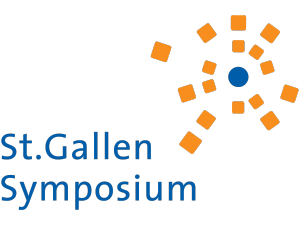 Becas y oportunidades St Gallen symposium logo Becas y oportunidades Estudiar en Universidad Privada Madrid