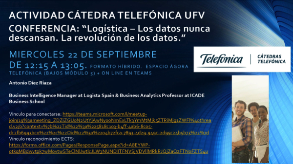 La universidad acoge la Conferencia de la Cátedra Telefónica UFV LogisticaLosDatosNuncaDescansan V2 page 0001 La universidad acoge la Conferencia de la Cátedra Telefónica UFV Estudiar en Universidad Privada Madrid