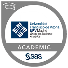 Análisis de Negocios / Business Analytics + ADE certificado SAS UFV Business Analytics Análisis de Negocios / Business Analytics + ADE Estudiar en Universidad Privada Madrid