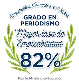 Periodismo tasa empleabilidad PERIODISMO Periodismo Estudiar en Universidad Privada Madrid
