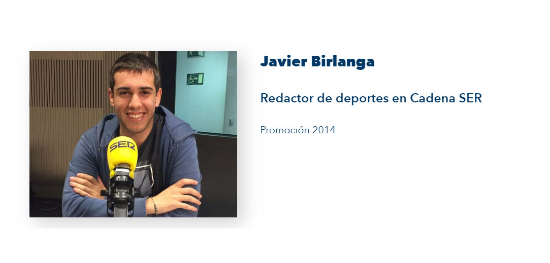 Javier Birlanga Periodismo Estudiar en Universidad Privada Madrid