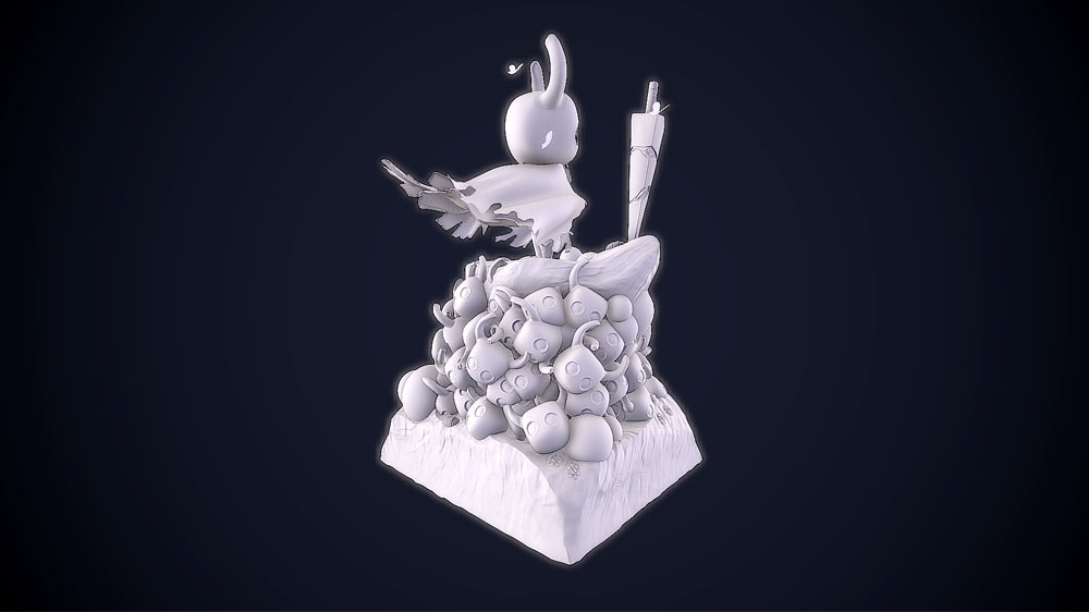 portfolio videojuegos imagenes 3D Hollow Knight Character 3 SANTIAGO MORALES Estudiar en Universidad Privada Madrid