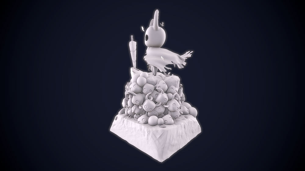 portfolio videojuegos imagenes 3D Hollow Knight Character 4 SANTIAGO MORALES Estudiar en Universidad Privada Madrid