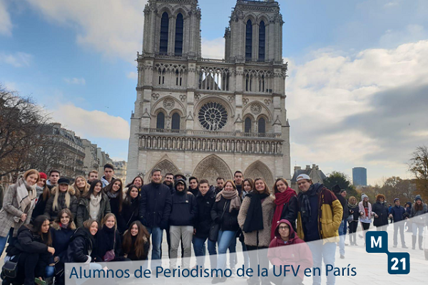 94b98679 8135 4ebf 87ee 8a609e3cff81 Los alumnos del Grado en Periodismo realizan un viaje académico a París Estudiar en Universidad Privada Madrid