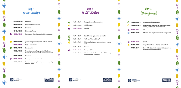 La Academia de Aliados de la UFV organiza las jornadas Una Experiencia Exponencial Cartel 3 dias juntos La Academia de Aliados de la UFV organiza las jornadas Una Experiencia Exponencial Estudiar en Universidad Privada Madrid