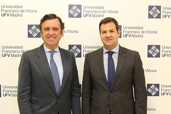 IMG 5667 José de la Uz, alcalde de Las Rozas, visita la UFV Estudiar en Universidad Privada Madrid