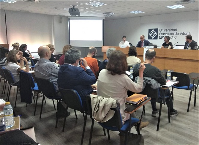 Mesa redonda digitalizacion 22 de mayo de 2019 8 copia El Vicerrectorado de Internacionalización organiza una mesa redonda sobre la digitalización de la movilidad Estudiar en Universidad Privada Madrid