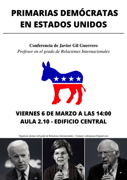Primarias EEUU El Grado de Relaciones Internacionales UFV organiza Primarias Demócratas en los Estados Unidos para analizar los resultados del supermartes Estudiar en Universidad Privada Madrid