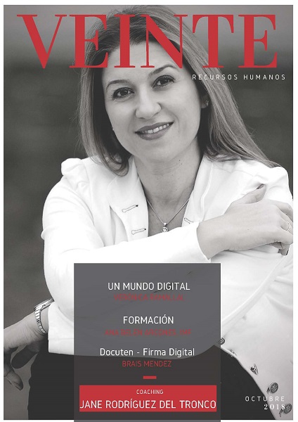 Revista VEINTE de Recursos Humanos 08 octubre 2018 Pagina 01 Jane Rodríguez del Tronco, profesora de la UFV y socia directora de The Bold Choice, explica los beneficios del coaching de equipos Print Friendly, PDF & EmailImprimir Estudiar en Universidad Privada Madrid