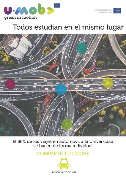 Same place one car ES flag La UFV participa en la Semana Europea de la Movilidad (SEM) 2018 Estudiar en Universidad Privada Madrid