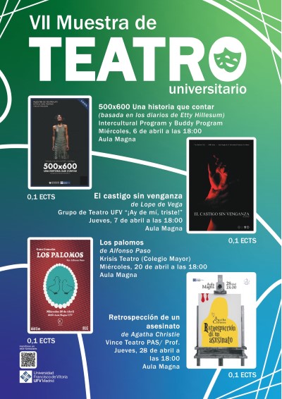 cartel muestra Teatro VII page 0001 La UFV organiza la VII Muestra de Teatro Universitario | Noticias de Actualidad UFV Estudiar en Universidad Privada Madrid