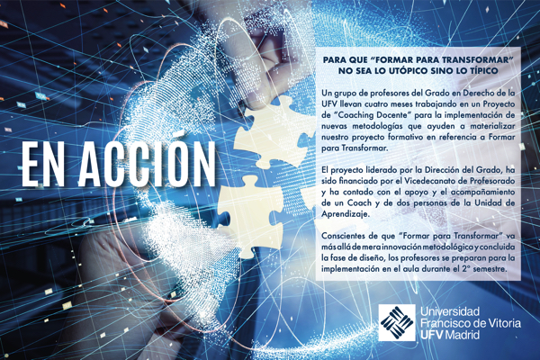 gradoderechoufv El Grado en Derecho comienza a implementar el proyecto formativo Formar para transformar Estudiar en Universidad Privada Madrid