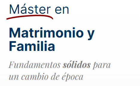 master en matrimonio La Universidad Francisco de Vitoria, la Universidad CEU San Pablo y la Facultad de Teología de Burgos lanzan el primer Máster en Matrimonio y Familia 100% online | Noticias de Actualidad UFV Estudiar en Universidad Privada Madrid