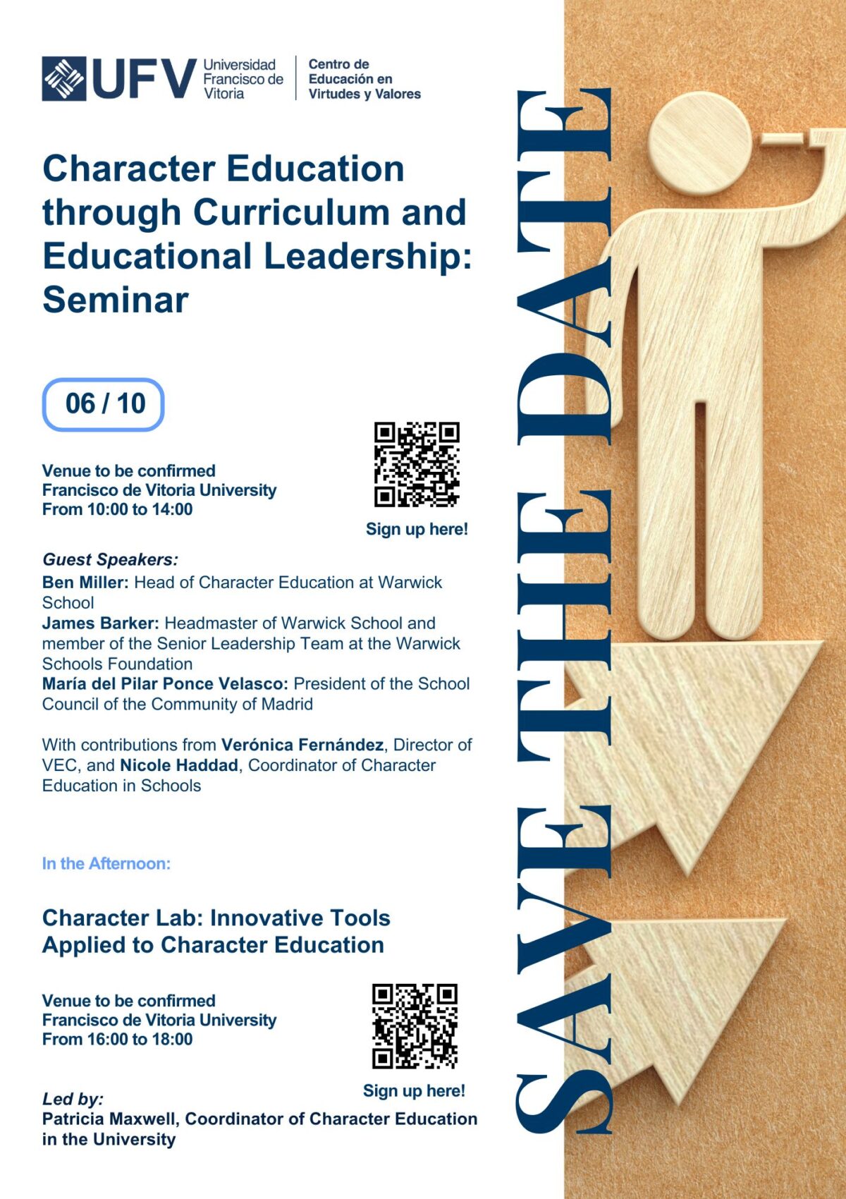 Seminar 6 Oct JPG ENG 1200x1700 Virtue and Values Education Centre |  News | 6 oct Seminar Estudiar en Universidad Privada Madrid